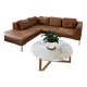 Montino Habitat Vintage Leather 5-Seater Sofa
