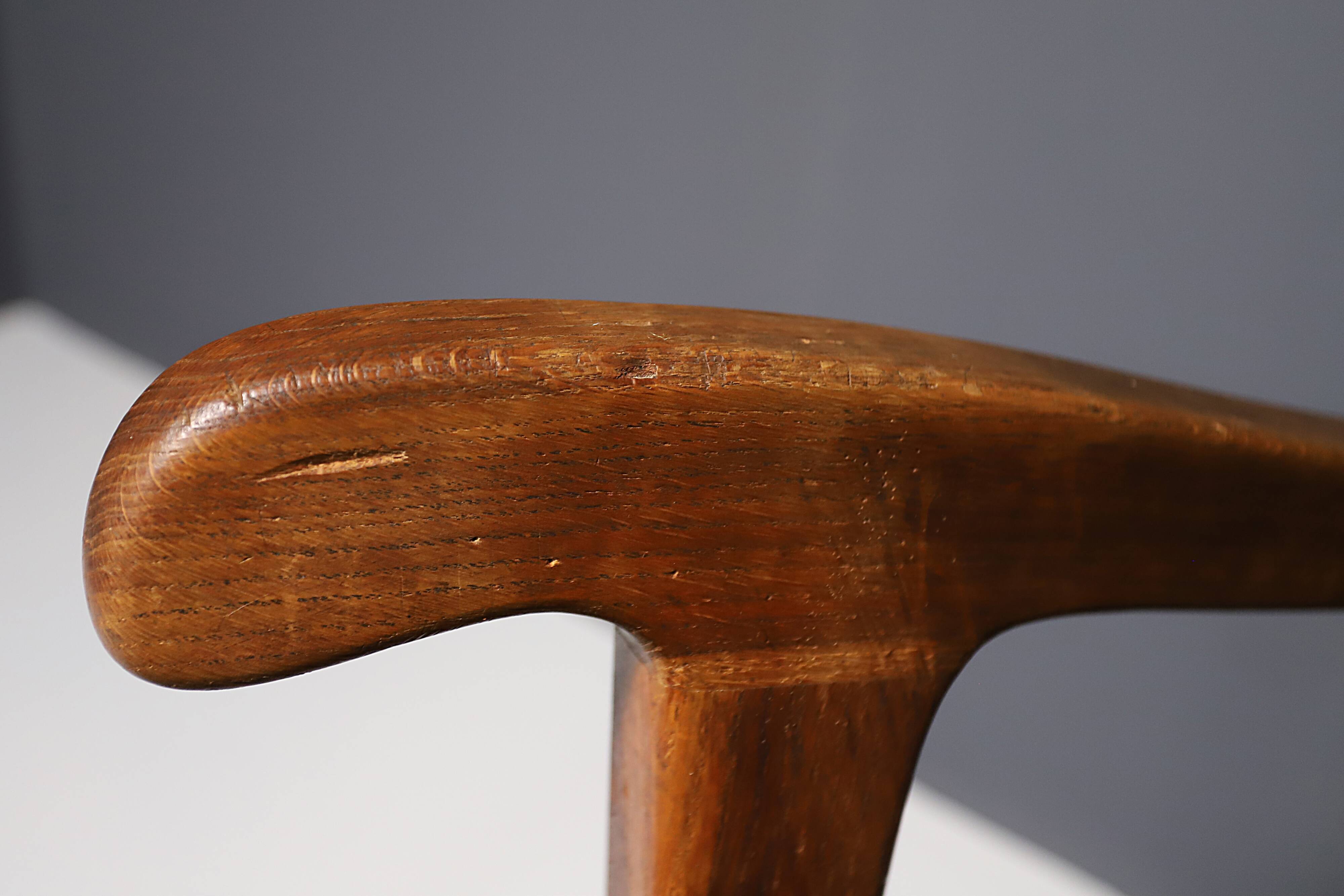 Pair of mid century wingback armchairs, Czechoslovakia, circa 1940´s