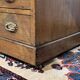 English oak graduated desk from the late 19th century.