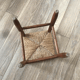 Straw and wood stool