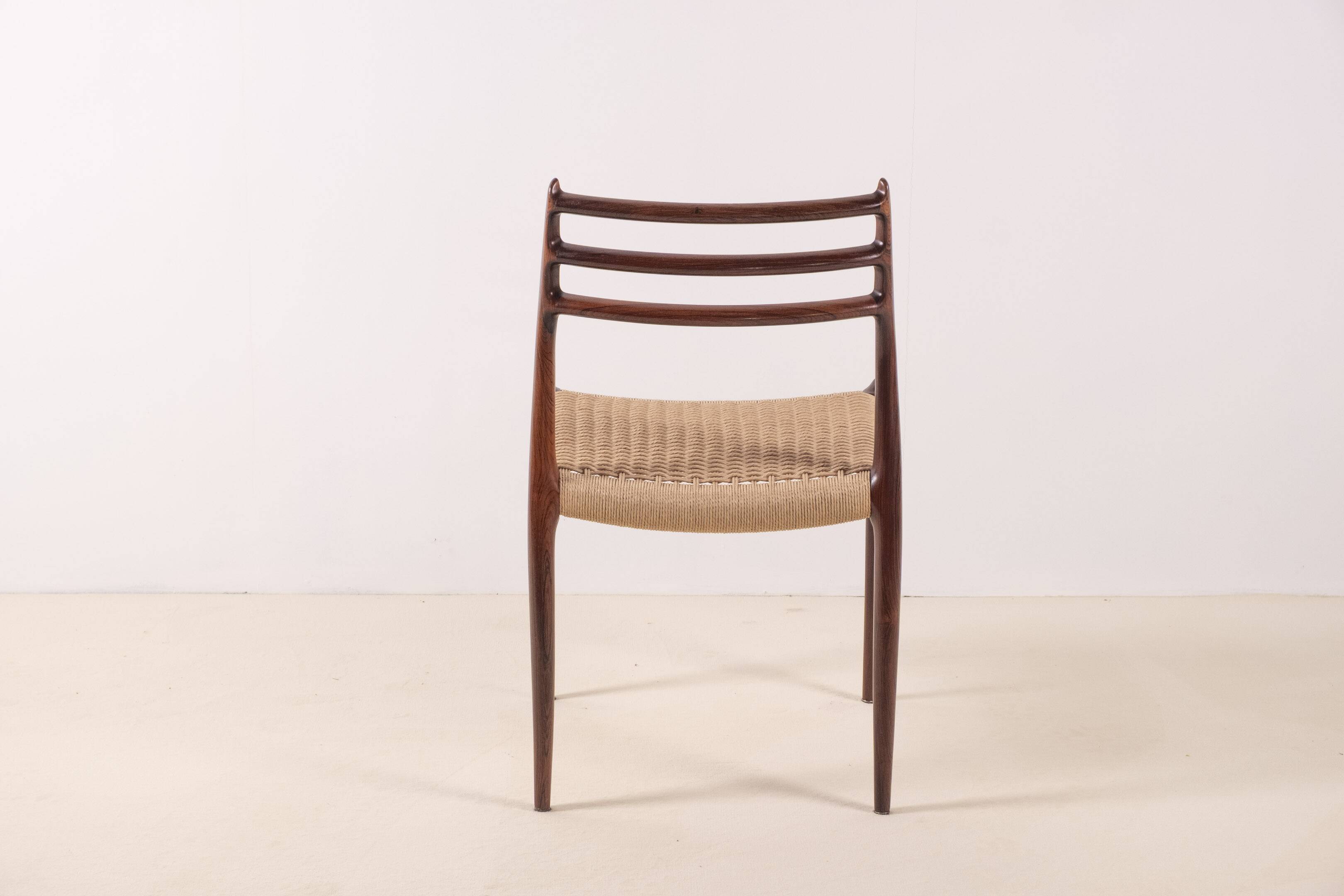 1x Niels Møller Chair Model 78 in Rosewood, 1960s Denmark