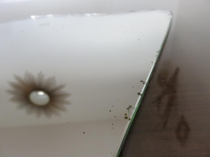 Mirror beveled art deco free form 40/50