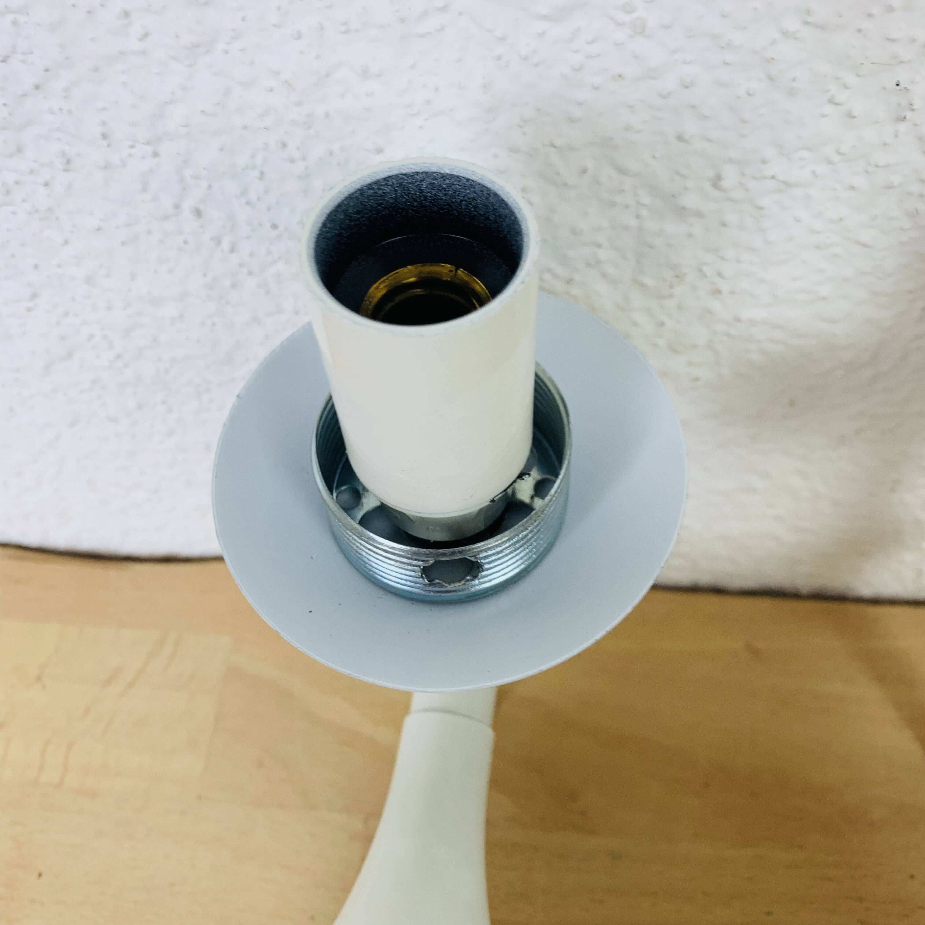 3 Max Bill wall lights for Temde in opaline, 1970s