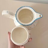 Vintage Polka Dot Teapot
