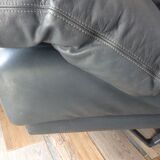 Cornelius de Durlet sofa in grey leather