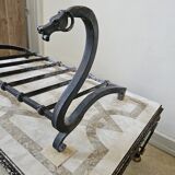 Chenet cheminée porte buche