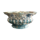 Jardinière fonte émaillée bleu fin xix début XX