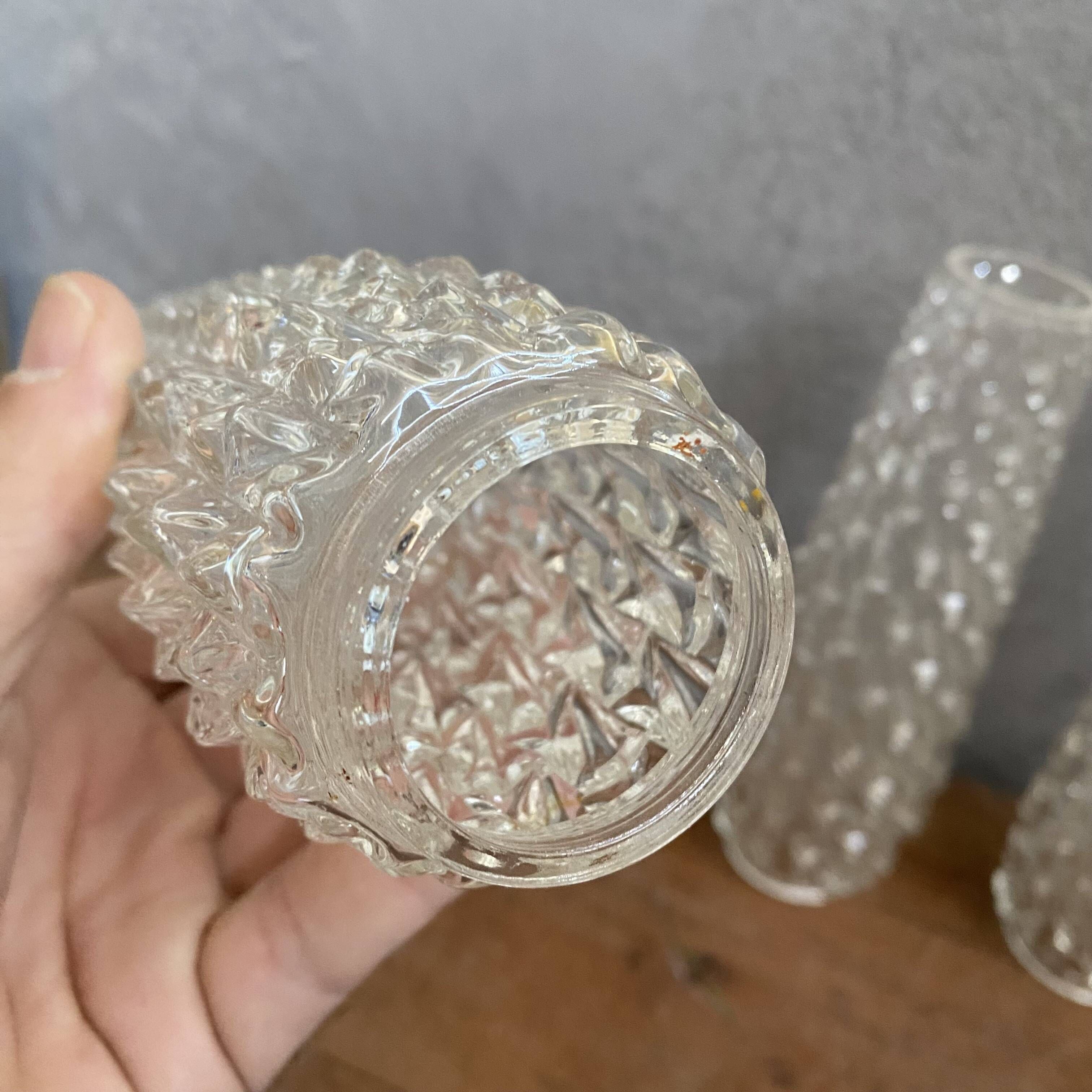 3 glass tulips 19 cm for chandelier lamp light fixture