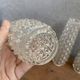3 glass tulips 19 cm for chandelier lamp light fixture