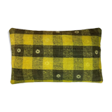 Vintage turkish kilim cushion cover, 30 x 50 cm