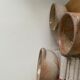 Three bowls in ancient sandstone