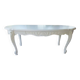 Solid coffee table