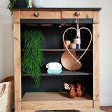 Library- croat in renovated old pitchpin