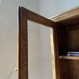 Glass cabinet or display case in pine 1950