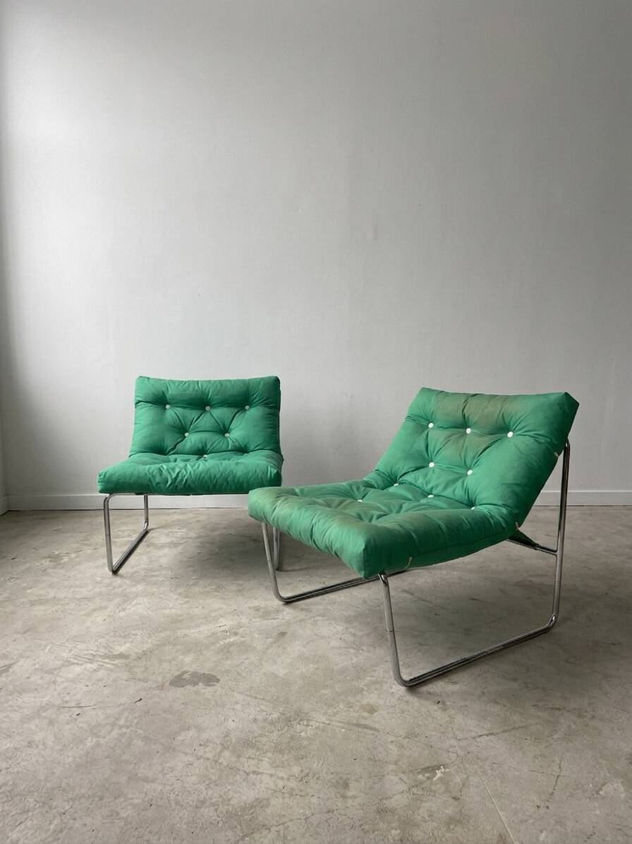 Pair of vintage armchairs