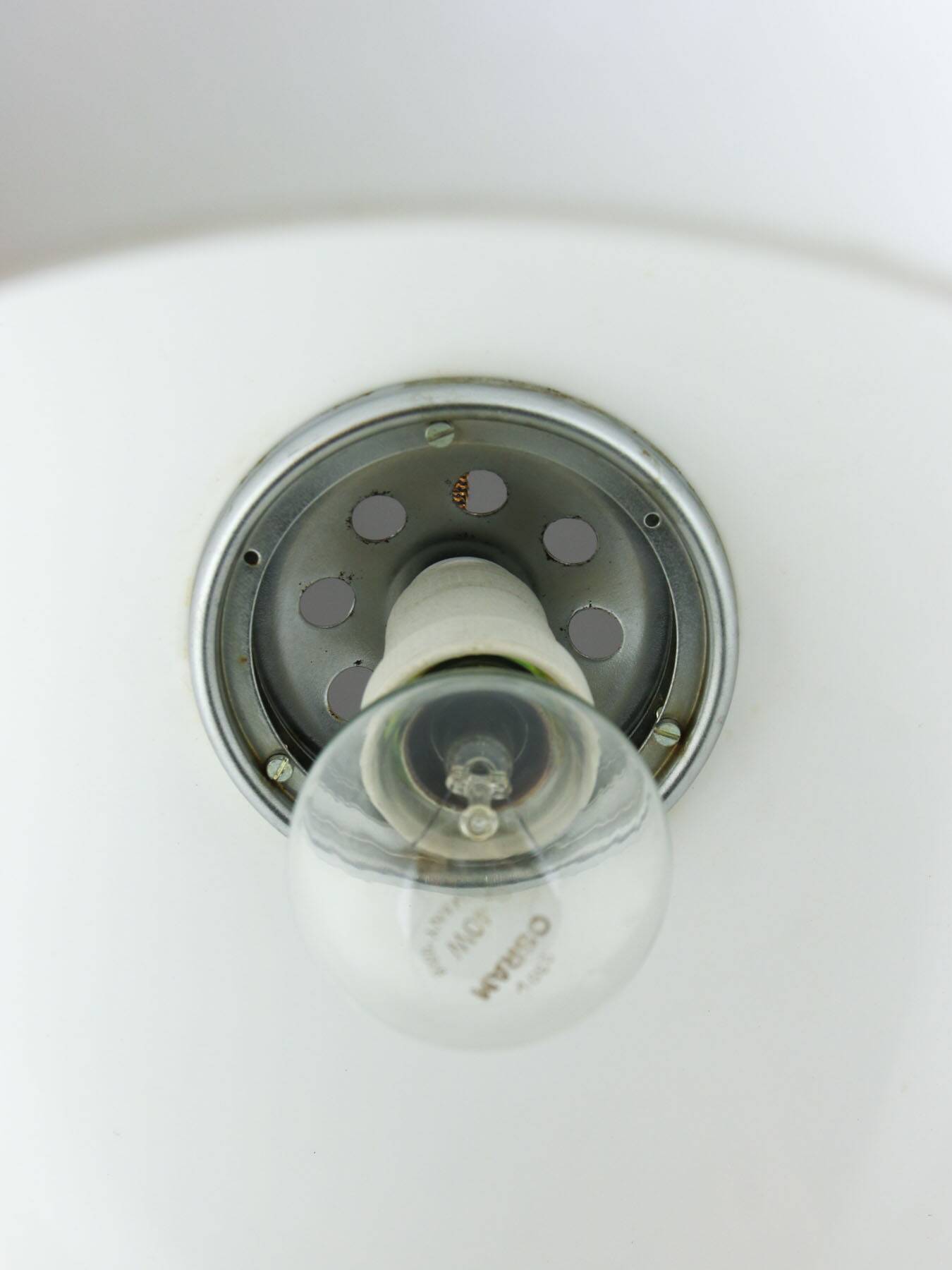 White Jolly Pendant Lamp by Luigi Massoni for Guzzini, 1970s