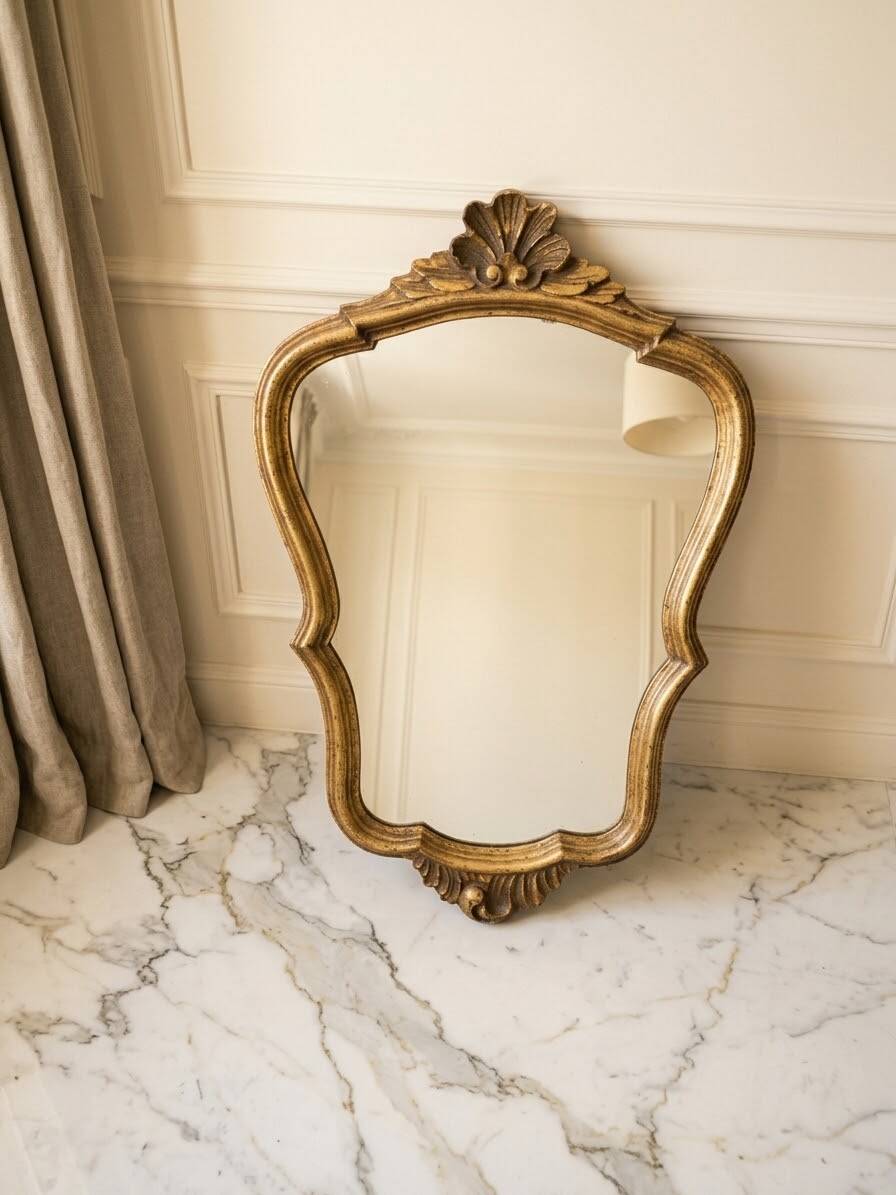 Miroir ancien style baroque