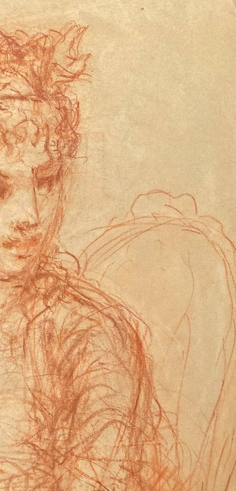 Blood portrait of a woman Period Napoleon I Early nineteenth century