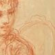Blood portrait of a woman Period Napoleon I Early nineteenth century