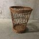 60s rattan basket