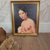 Oil Painting Bust of David's Maiden