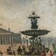 Adrien Raphaël Noulin oil on canvas Naïve/Paris, the Concorde.