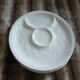 5 antique flat plates in majolica