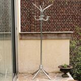 Vintage parrot, 1970s, in chrome metal.