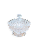 Baccarat sugar bowl, "alternating ribs" model