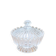 Baccarat sugar bowl, "alternating ribs" model