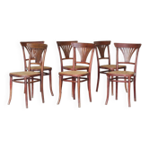 6 chaises n°221 cannage Michael Thonet - 1920
