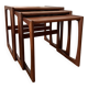 Set of 3 Scandinavian nesting tables from the 60s
