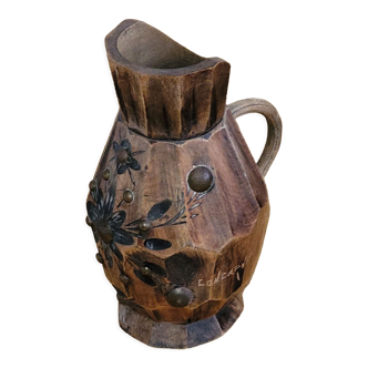 Wooden jug old