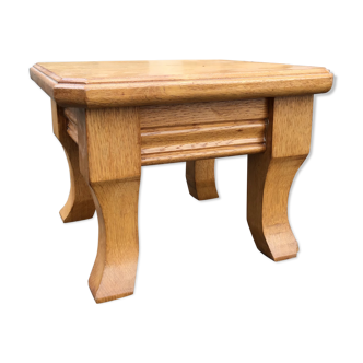 Vintage oak feet rest