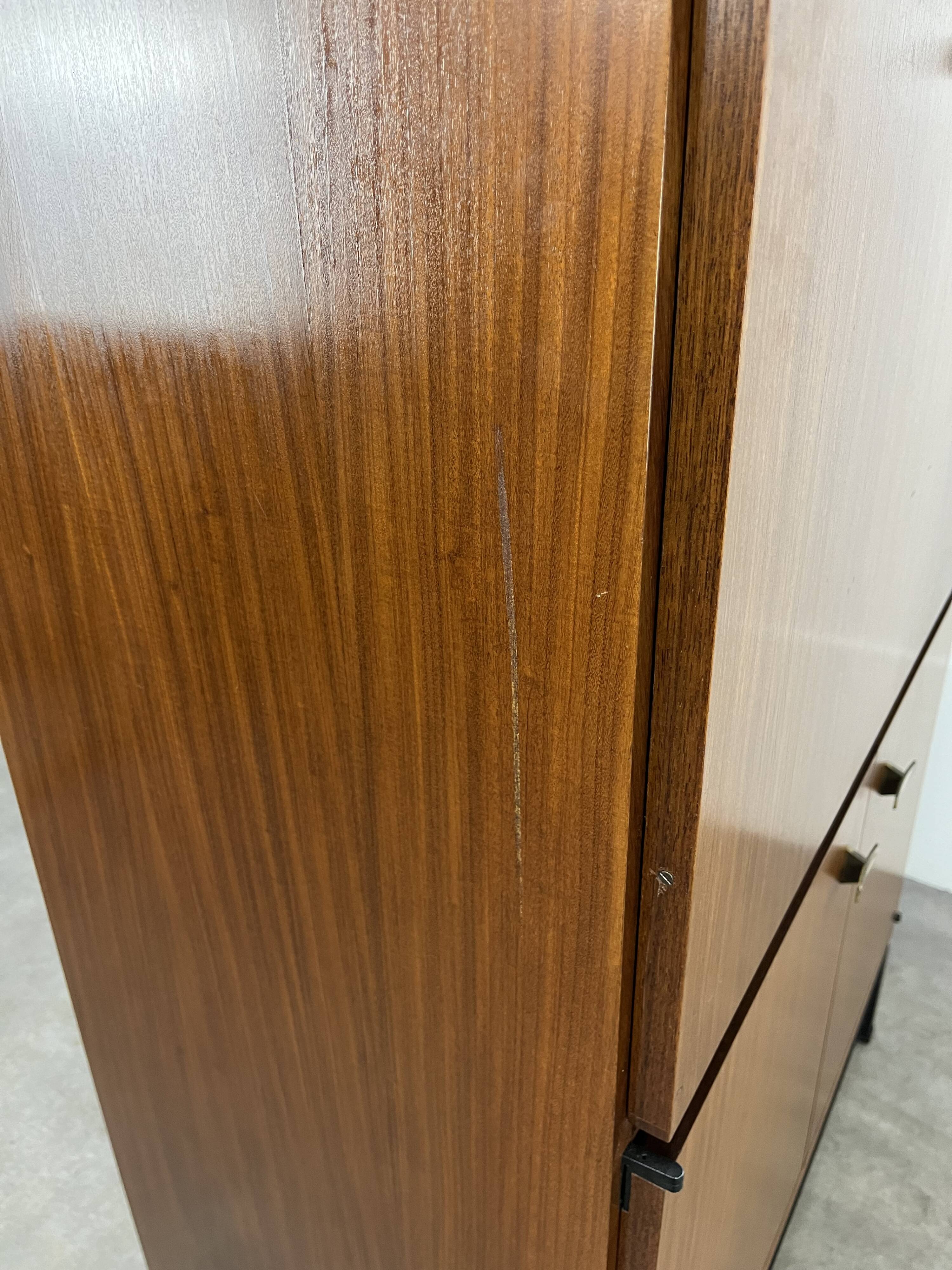 Marcel Gascoin secretary desk, reconstruction style, 1950s, for Alveole