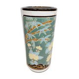 Vintage ceramic umbrella stand vase art nouveau