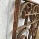 2 cast iron door grilles