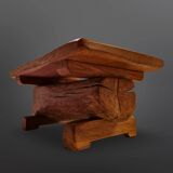 Small brutalist wabi sabi coffee table, Netherlands 1960s