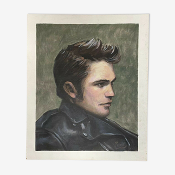 Pierre Markovic 2015 portrait man profile oil on canvas