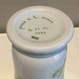 Vase "Mimosa" porcelain of Limoges