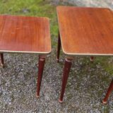 2 antique rosewood nesting tables