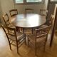 Lot 1 table and 7 chairs