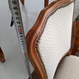 Lot de 4 Chaises Vintage Style Louis XV / Louis Philippe