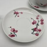Limoges porcelain head to head coffee service with flower pattern
