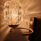 Pair of 1950s gold wall lights