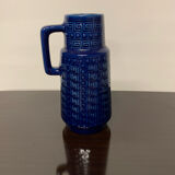 Vase w.g. scheurich bleu cobalt