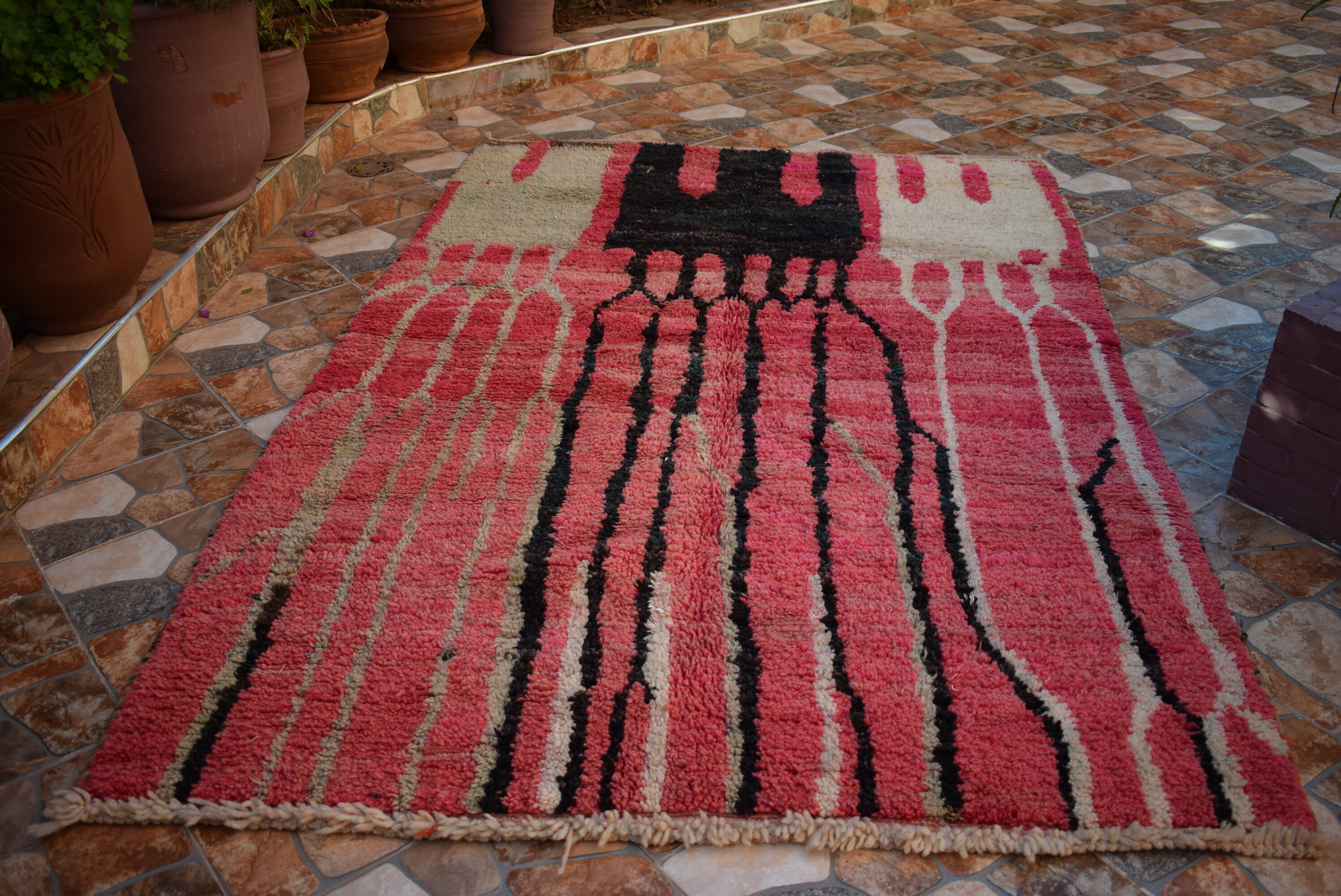 Tapis abstrait boujaad 154x240cm