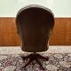 Classic English Chesterfield dark brown office chair