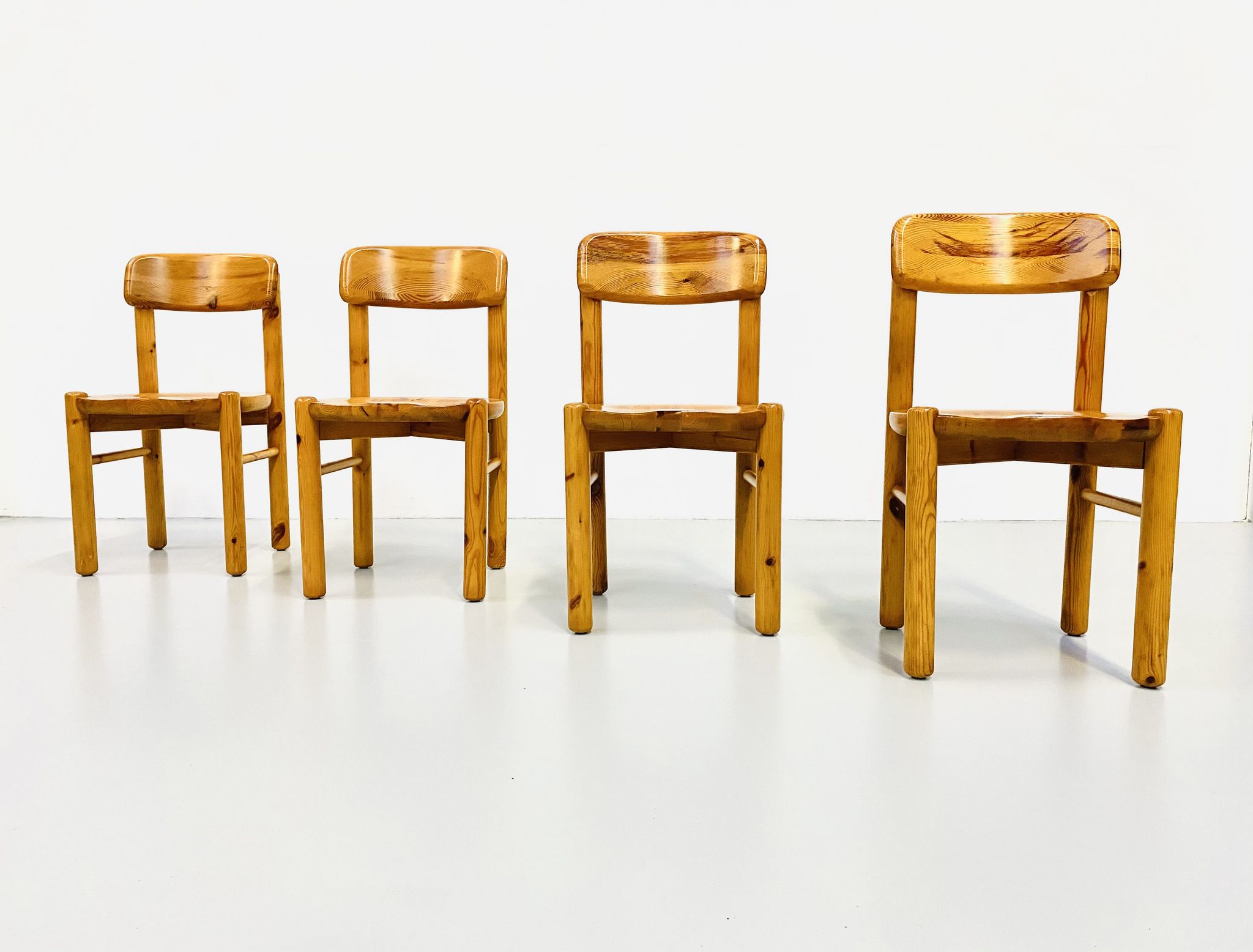 Danish chairs in solid pine by Rainer Daumiller for Hirtshals Savaerk, 1970