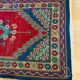Oriental rug in thick hand-woven wool made in Tunisia mid-20th century